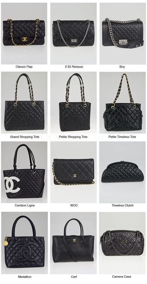 chanel glossy bag|different styles of Chanel bags.